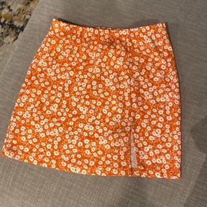 Floral Mini Skirt